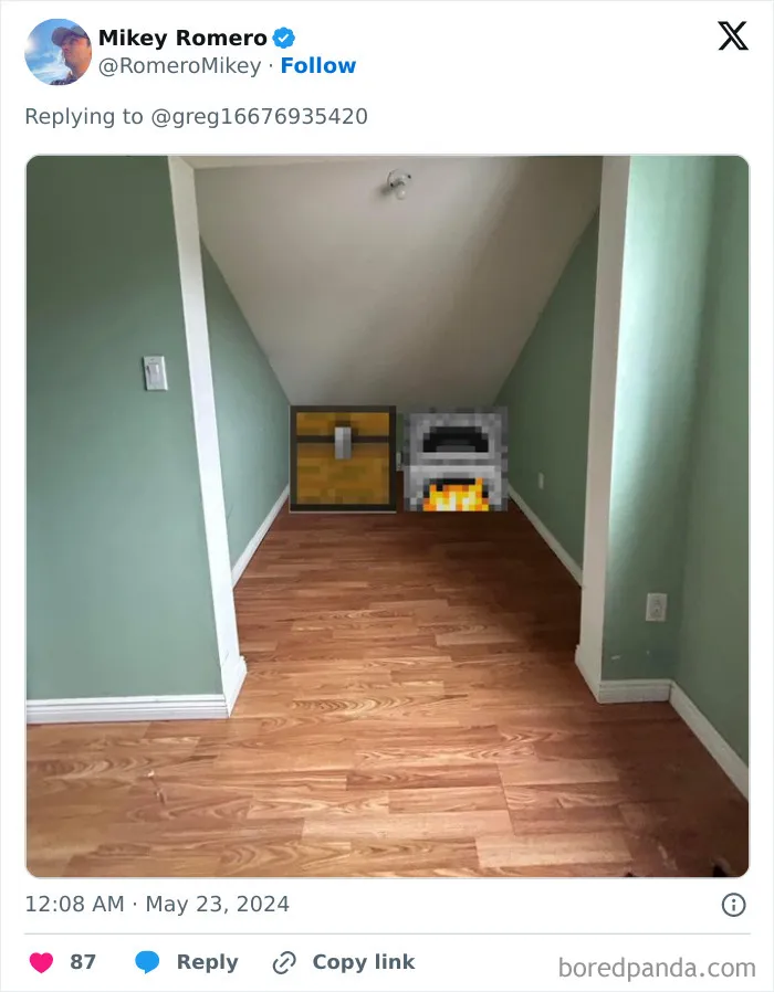 Guy Needs Ideas How To Fill An Awkward Empty Space, X Users Deliver These 30 Hilarious Ones