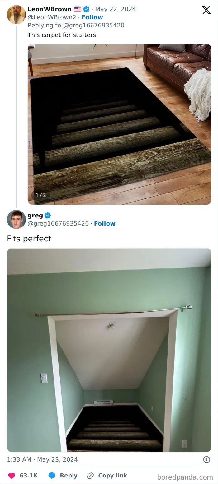 Guy Needs Ideas How To Fill An Awkward Empty Space, X Users Deliver These 30 Hilarious Ones