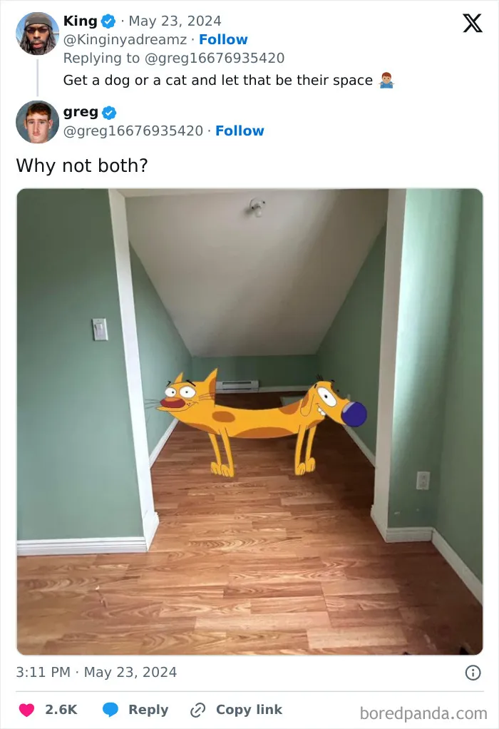 Guy Needs Ideas How To Fill An Awkward Empty Space, X Users Deliver These 30 Hilarious Ones