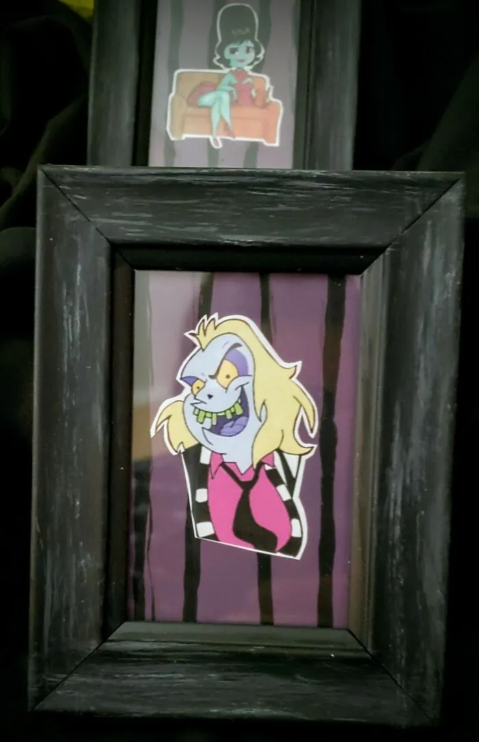 I Created Beetlejuice Wall Hangings (11)