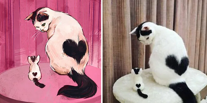 Funny Cat Pics Get Even Funnier When Illustrated By This Artist (33 New Pics)