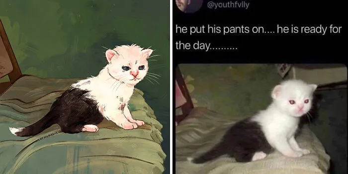 Funny Cat Pics Get Even Funnier When Illustrated By This Artist (33 New Pics)