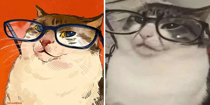 Funny Cat Pics Get Even Funnier When Illustrated By This Artist (33 New Pics)