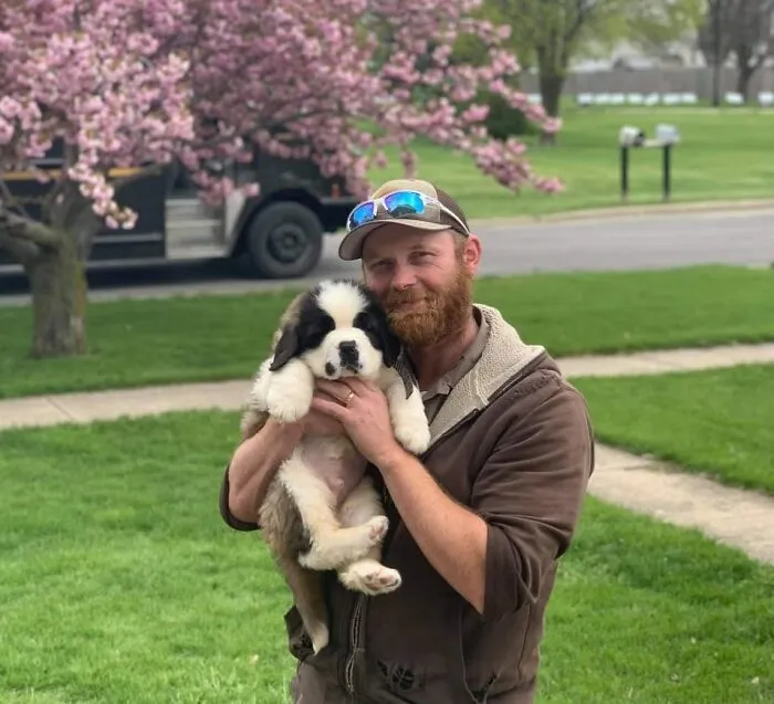 Half Bunny, Half Saint Bernard. 100% Adorable