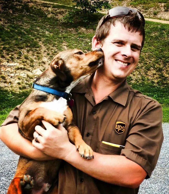 This Was My First Ever UPSdog Selfie