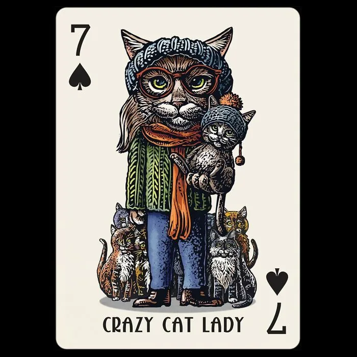 Artist Illustrates Card Decks Inspired By Famous People Or Characters That Pose As Dogs Or Cats (24 Pics)
