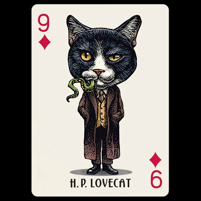 Artist Illustrates Card Decks Inspired By Famous People Or Characters That Pose As Dogs Or Cats (24 Pics)