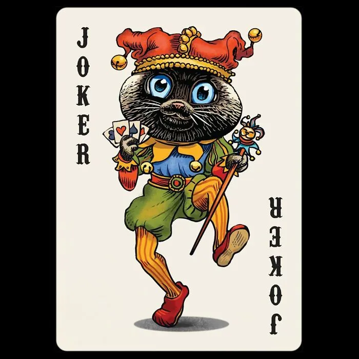 Artist Illustrates Card Decks Inspired By Famous People Or Characters That Pose As Dogs Or Cats (24 Pics)