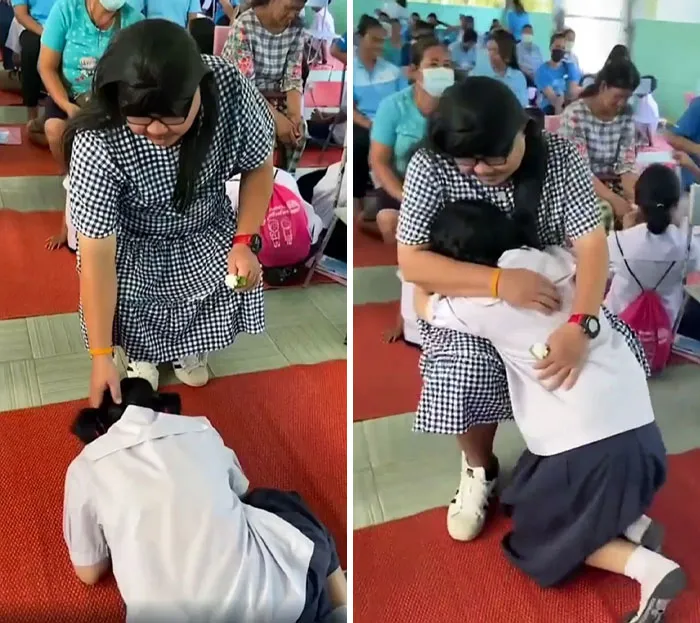 Un padre soltero se presentó con un vestido en la escuela de su hija para el evento del Día de la Madre. No quería que su hija se perdiera nada ni se sintiera sola