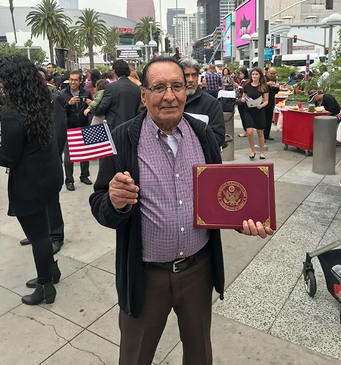 Today My 80-Year-Old Grandpa Became A U.S. Citizen