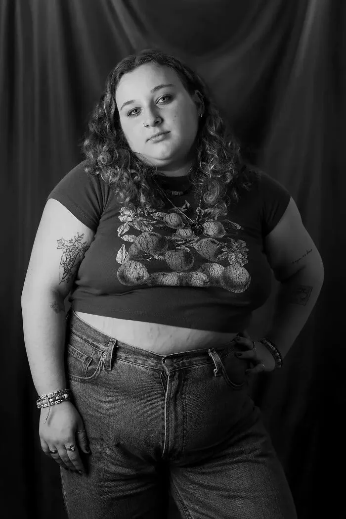 "Fran" From The Series "Portrait Complexities: Dismantling The False Body Positivity Narrative"