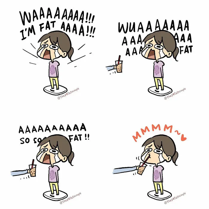 28 Adorable And Quirky "The Potato Couple" Comics (New Pics)