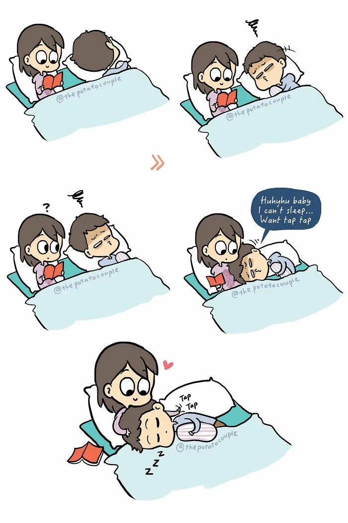 28 Adorable And Quirky "The Potato Couple" Comics (New Pics)