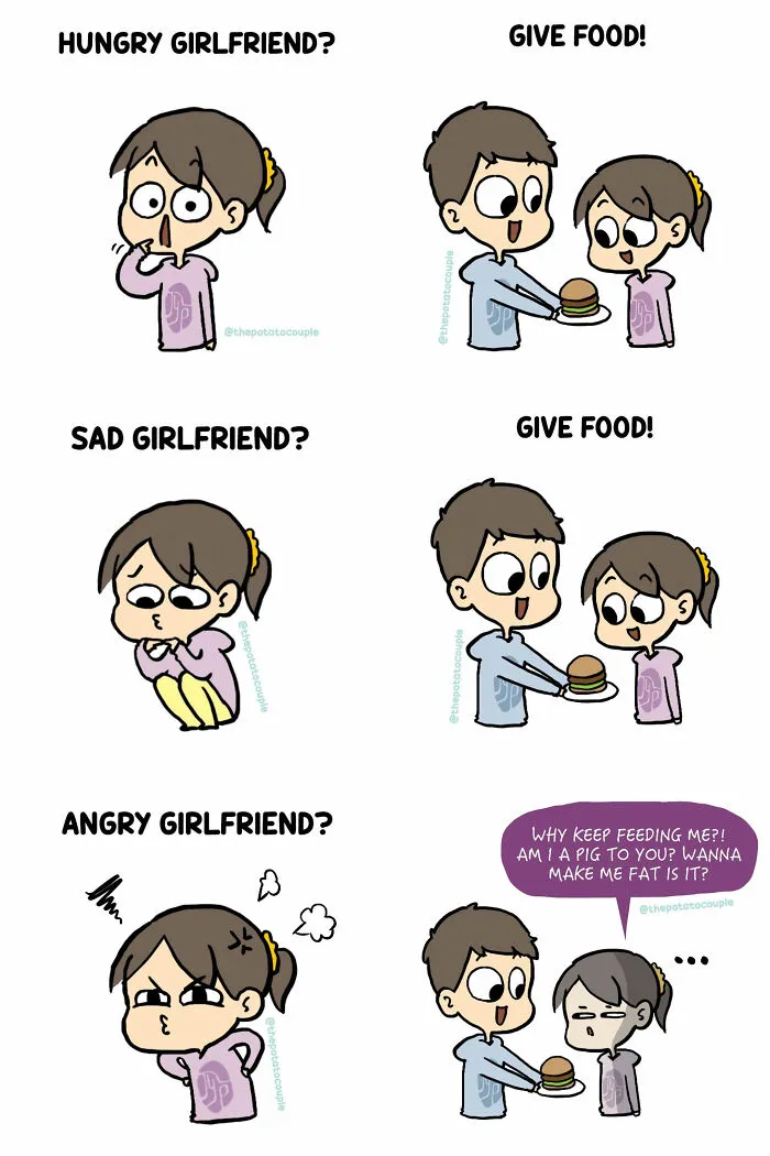 28 Adorable And Quirky "The Potato Couple" Comics (New Pics)