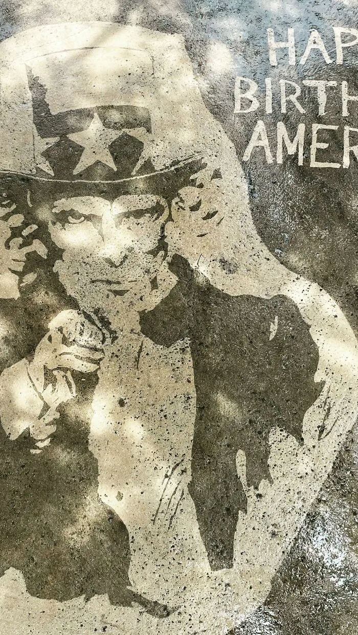 This Guy Used A Pressure Washer To Create Art On The Street, And Here Are His 43 Best Works