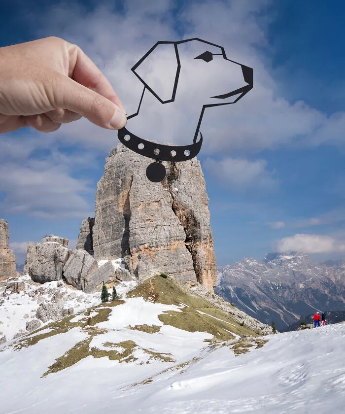 Artist Creates New Stories By Adding Cutouts To Various Landmarks (34 New Pics)