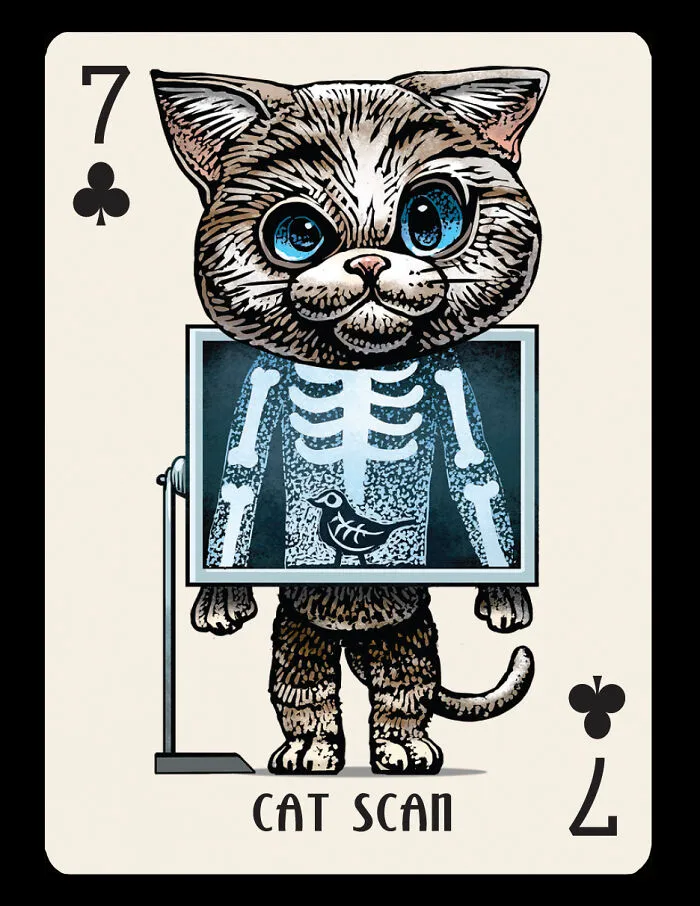 Artist Illustrates Card Decks Inspired By Famous People Or Characters That Pose As Dogs Or Cats (24 Pics)