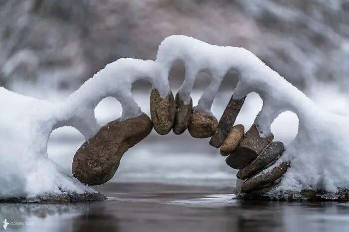 La nieve ha conseguido quedarse así