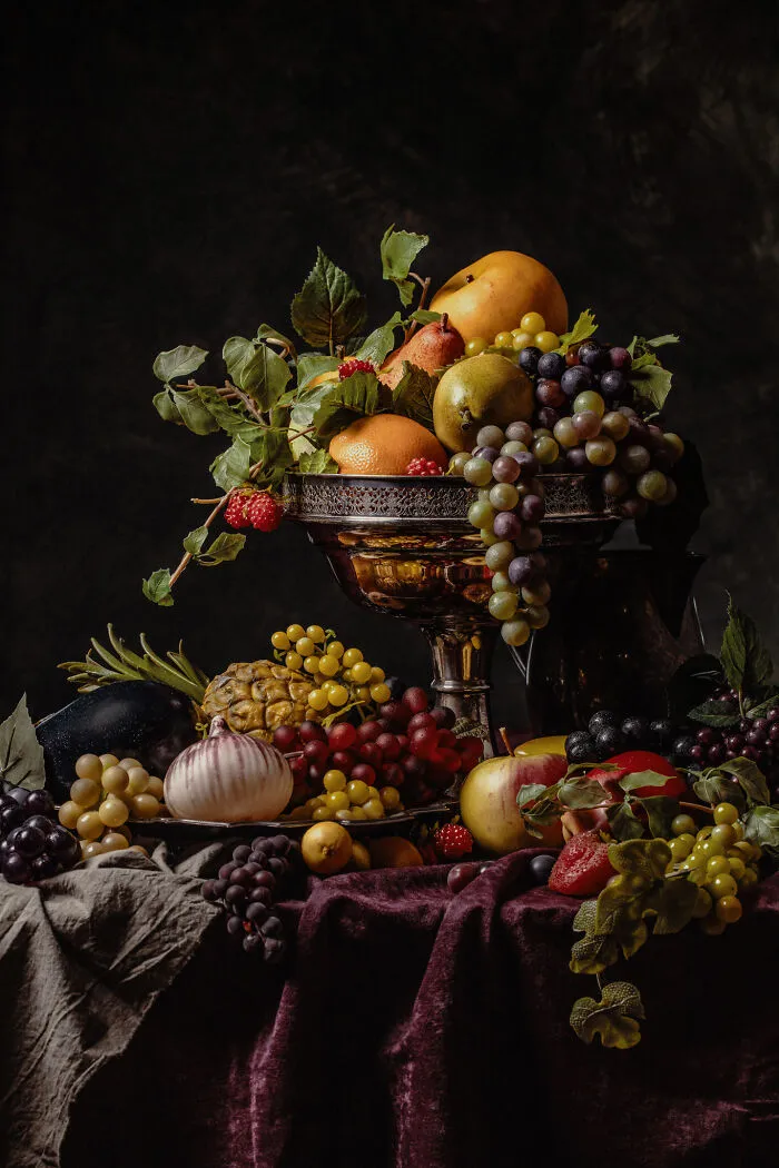 My 9 Photos Depicting Fake Fruits And Veggies Inspired By Classic Dutch Still Life Paintings