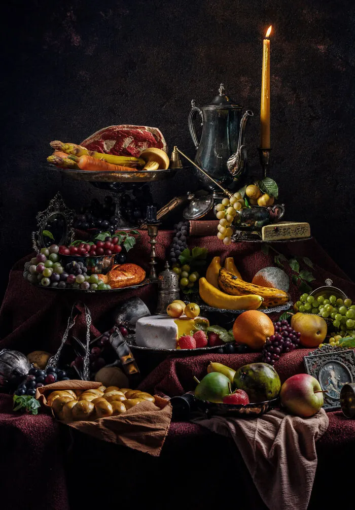 My 9 Photos Depicting Fake Fruits And Veggies Inspired By Classic Dutch Still Life Paintings