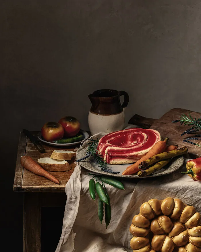 My 9 Photos Depicting Fake Fruits And Veggies Inspired By Classic Dutch Still Life Paintings