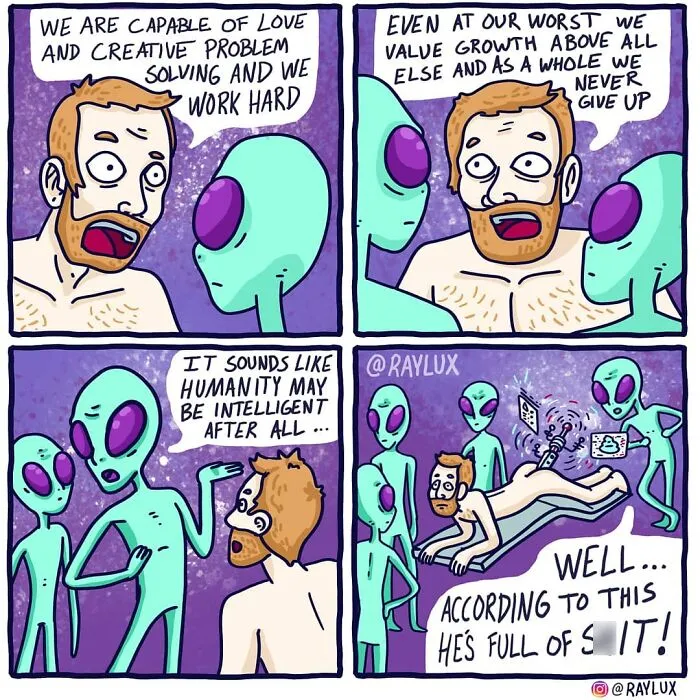 "I’m Just Trying To Give People A Chuckle": 20 Funny Comics By Ray Lux