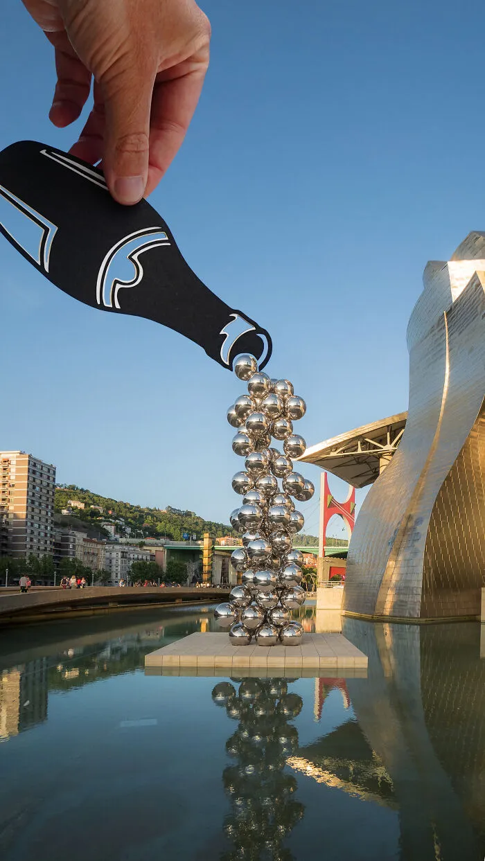 Artist Creates New Stories By Adding Cutouts To Various Landmarks (34 New Pics)