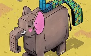 In My Drawings, I Play With The Shape Of Animals, Here Are 10 Of Them