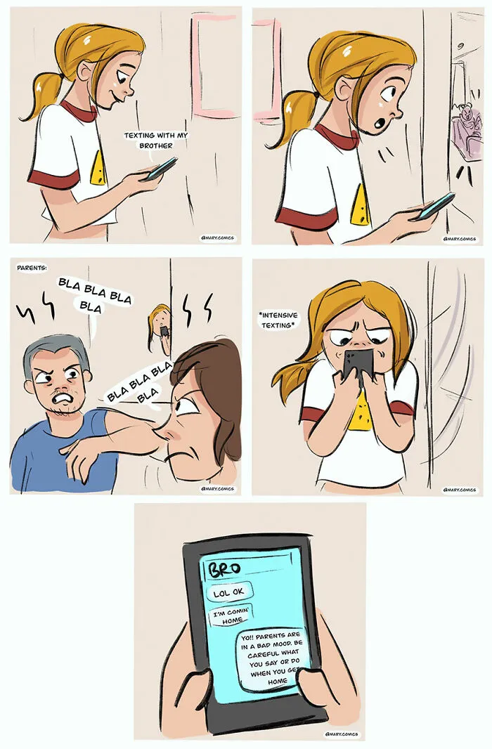 Artist Made 26 Comics By This Artist That Many Young People Will Relate To