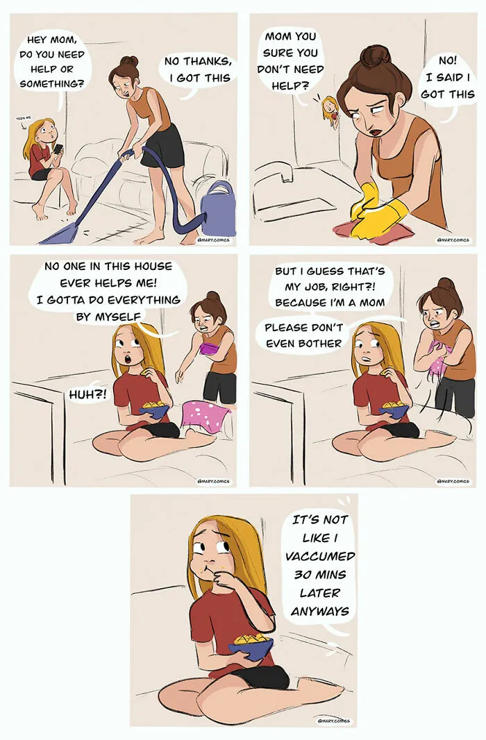 Artist Made 26 Comics By This Artist That Many Young People Will Relate To