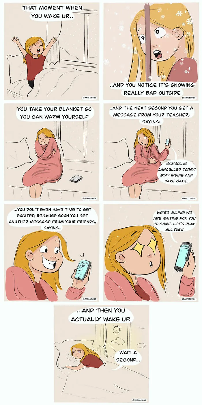 Artist Made 26 Comics By This Artist That Many Young People Will Relate To