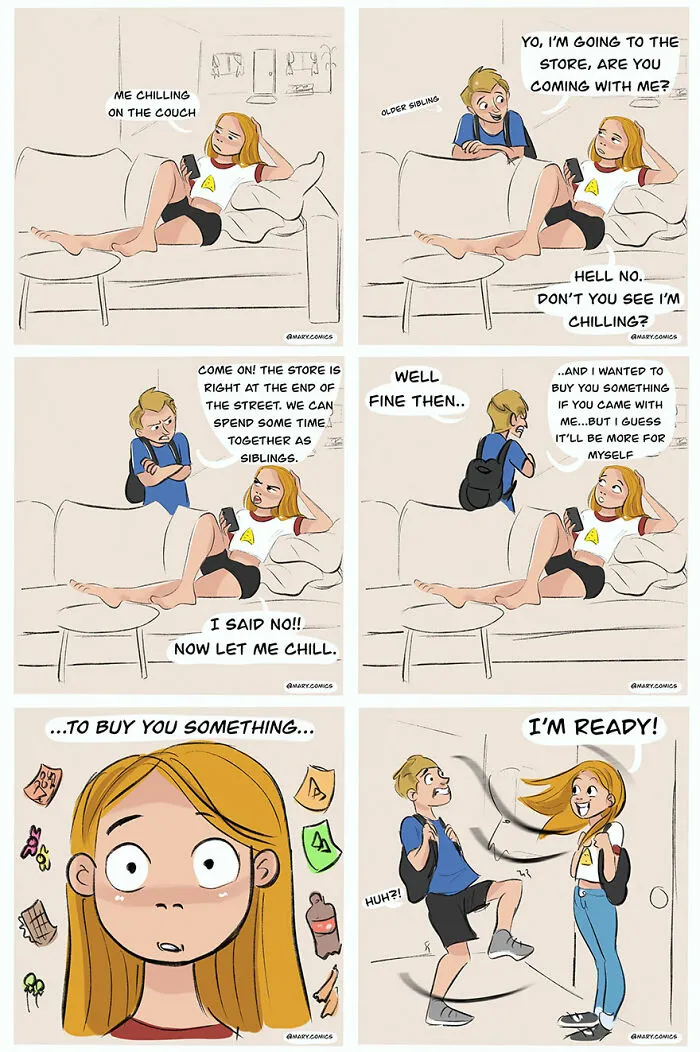 Artist Made 26 Comics By This Artist That Many Young People Will Relate To