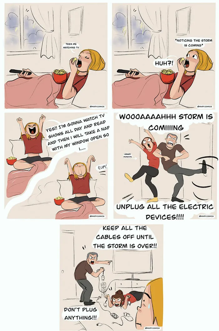 Artist Made 26 Comics By This Artist That Many Young People Will Relate To