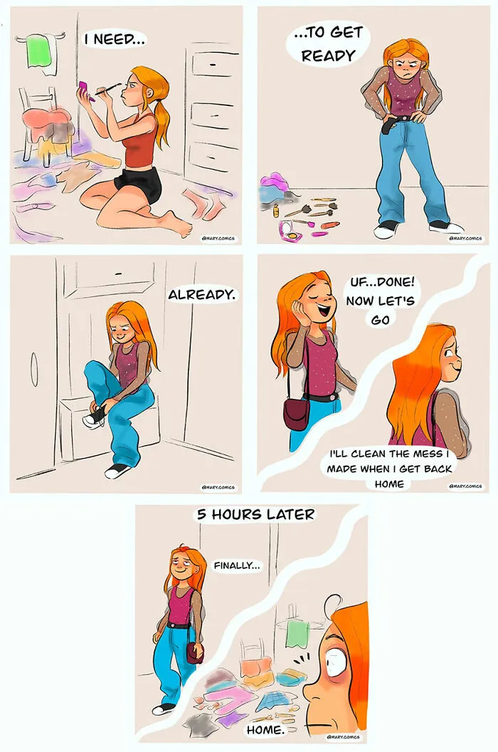 Artist Made 26 Comics By This Artist That Many Young People Will Relate To