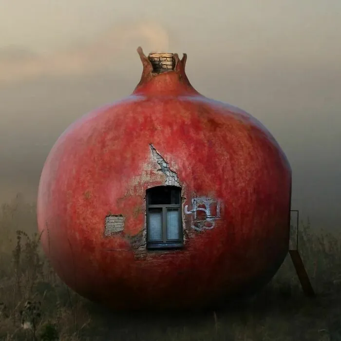 17 Buildings Inspired By Fruits And Vegetables, By This Surrealism Artist