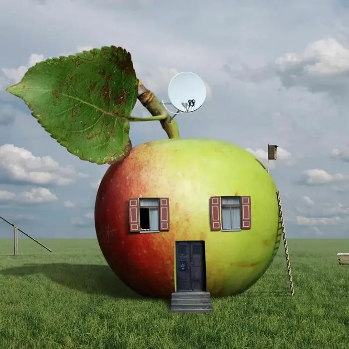 17 Buildings Inspired By Fruits And Vegetables, By This Surrealism Artist