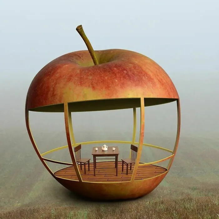 17 Buildings Inspired By Fruits And Vegetables, By This Surrealism Artist