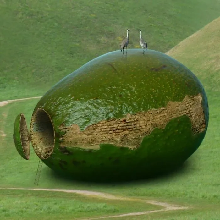 17 Buildings Inspired By Fruits And Vegetables, By This Surrealism Artist