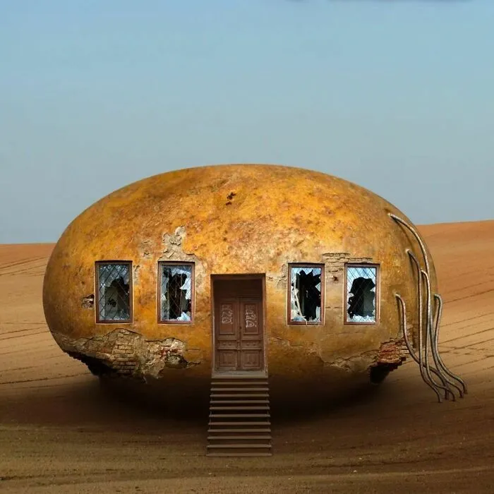 17 Buildings Inspired By Fruits And Vegetables, By This Surrealism Artist
