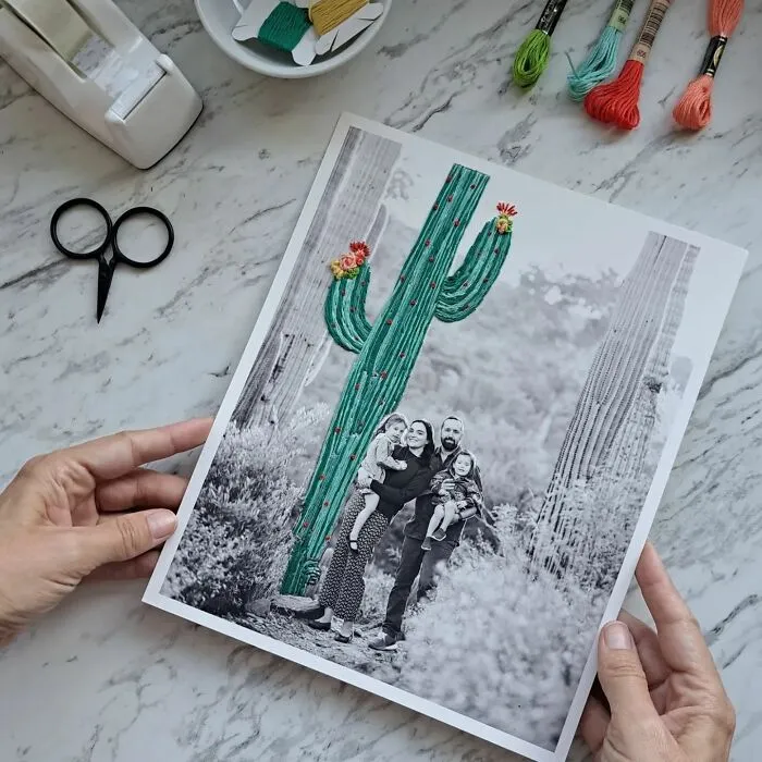 Artist Combines Photography And Embroidery To Make Captivating Artworks (25 Pics)