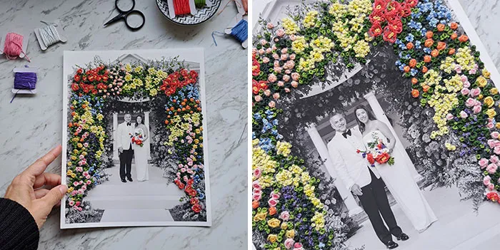 Artist Combines Photography And Embroidery To Make Captivating Artworks (25 Pics)
