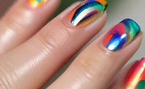 Embrace The Summer Vibes With Stunning Rainbow Nail Designs