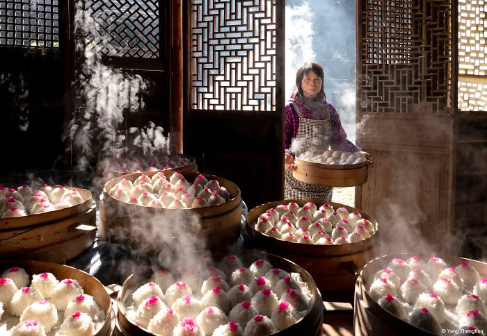 Overall Winner (And Champagne Taittinger Food For Celebration Category): Red Bean Paste Balls By Yang Zhonghua