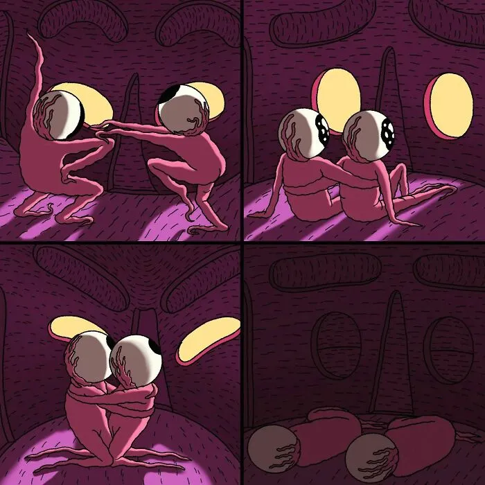 37 Darkly Humorous Comics That Illustrate Surreal Stories, By Alex Gamsu Jenkins