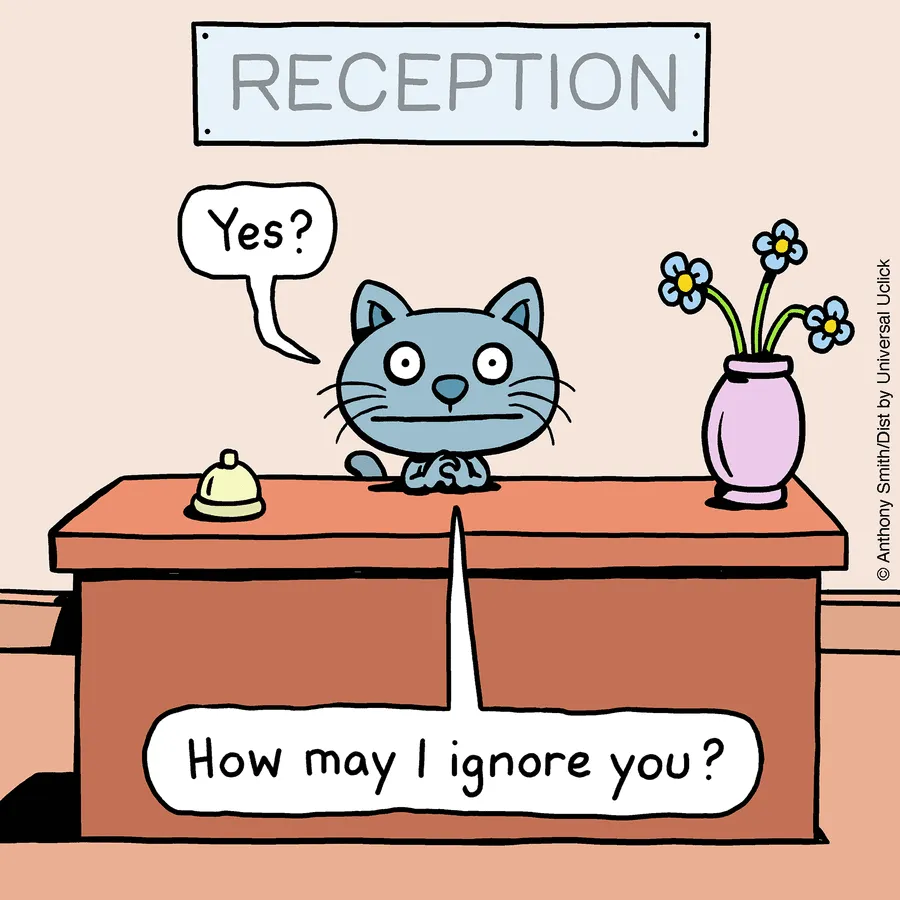 “Cattitude”: Artist Purrfectly Illustrates What Having A Cat Is Like (30 New One-Panel Comics)