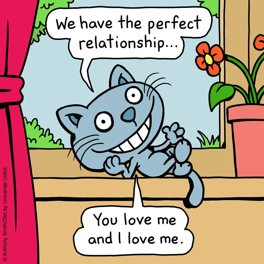 “Cattitude”: Artist Purrfectly Illustrates What Having A Cat Is Like (30 New One-Panel Comics)