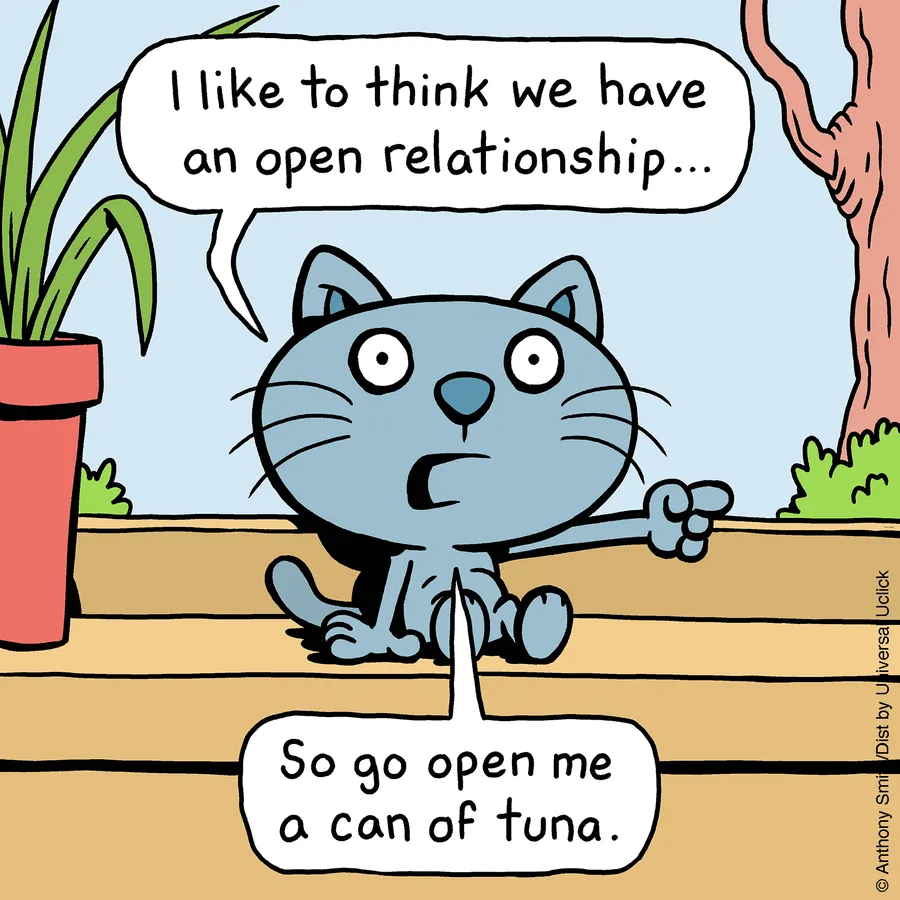 “Cattitude”: Artist Purrfectly Illustrates What Having A Cat Is Like (30 New One-Panel Comics)
