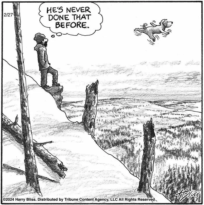 40 Wholesome And Humorous One-Panel Comics By Harry Bliss (New Pics)