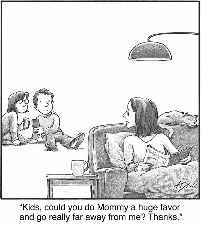 40 Wholesome And Humorous One-Panel Comics By Harry Bliss (New Pics)