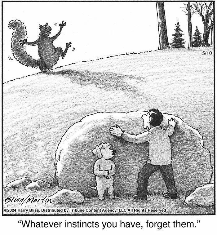 40 Wholesome And Humorous One-Panel Comics By Harry Bliss (New Pics)